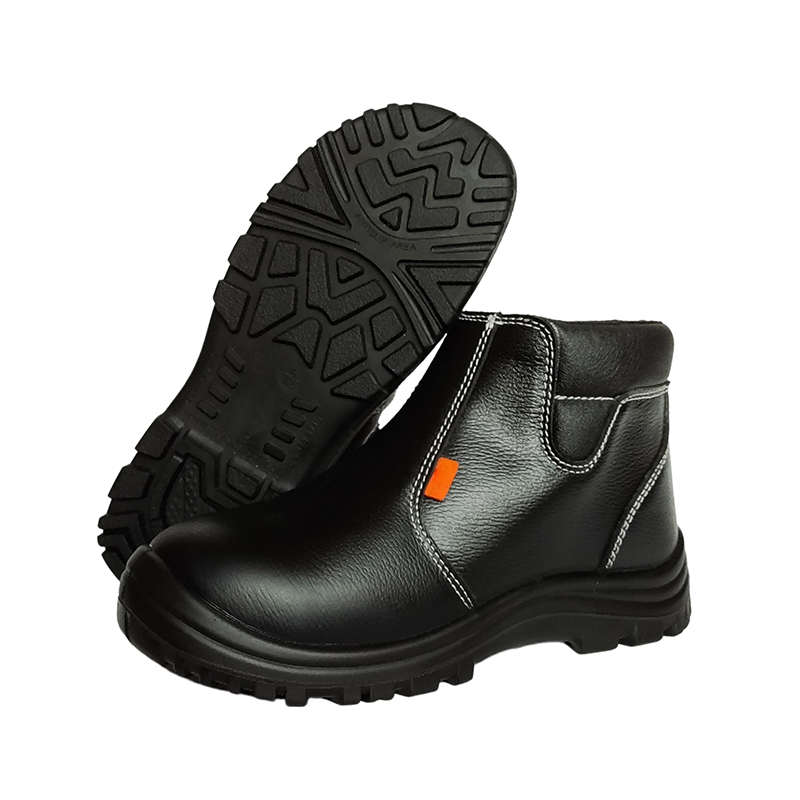 SS626 পরিধান-প্রতিরোধী শক-শোষণকারী পূর্ণ-শস্য চামড়ার প্রতিরক্ষামূলক জুতা SS626 পরিধান-প্রতিরোধী শক-শোষণকারী পূর্ণ-শস্য চামড়ার প্রতিরক্ষামূলক জুতা