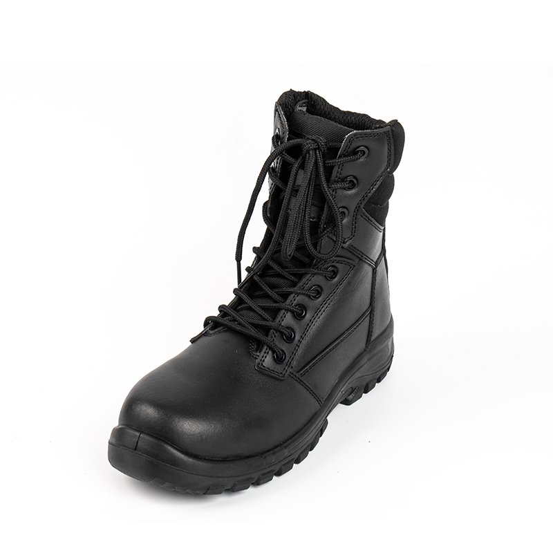 SS362 গরু বিভক্ত চামড়া ইস্পাত পায়ের আঙ্গুলের নিরাপত্তা জুতা