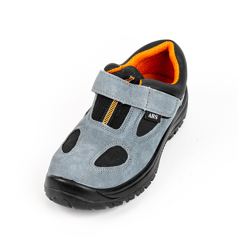 SS106 Breathable মেশ ইস্পাত পায়ের আঙ্গুলের Suede চামড়া নিরাপত্তা জুতা