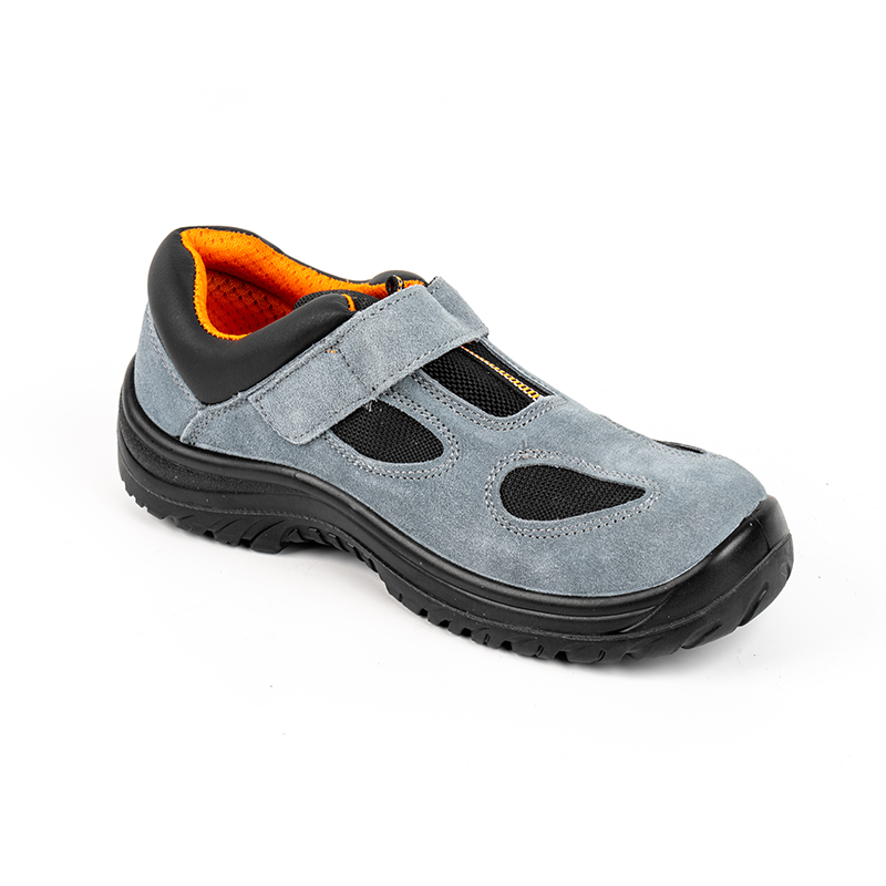 SS106 Breathable মেশ ইস্পাত পায়ের আঙ্গুলের Suede চামড়া নিরাপত্তা জুতা SS106 Breathable মেশ ইস্পাত পায়ের আঙ্গুলের Suede চামড়া নিরাপত্তা জুতা