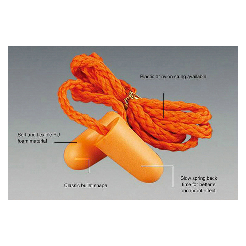 EM122 উচ্চ দক্ষতা PU ফোম নয়েজ কমানোর ইয়ারপ্লাগ EM122 উচ্চ দক্ষতা PU ফোম নয়েজ কমানোর ইয়ারপ্লাগ