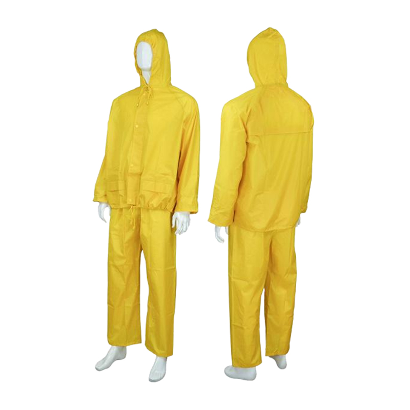 RC031 ওয়াটারপ্রুফ শ্বাসযোগ্য ডাবল কোমর পকেট রেইনকোট