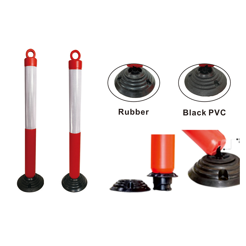 TS008 পোর্টেবল লেন ডিভাইডার সতর্কতা পোস্ট